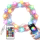 LED-csillagok USB RGB alkalmazás távirányítóval színes dekorációs ünnepi