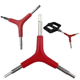   4/5/6 mm-es csillagfejű imbuszkulcs kerékpárhoz – háromfunkciós kerékpárcsavarkulcs