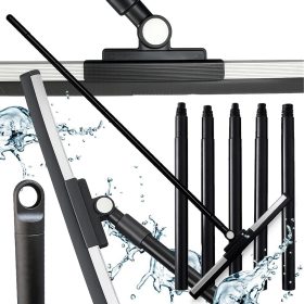   Vízlehúzó padlóhoz, ablakokhoz, üvegekhez, tükrökhöz, seprű, lapát fekete