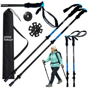   VERK GROUP NORDIC WALKING ÉS TREKKING TÚRABOT, VÉGEK, HÁLÓ 2db fekete