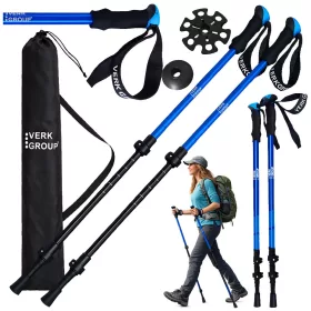   VERK GROUP NORDIC WALKING ÉS TREKKING TÚRABOT, VÉGEK, HÁLÓ 2db kék