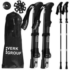 NORDIC WALKING TÚRABOT KÉSZLET TOKKAL 2db fekete