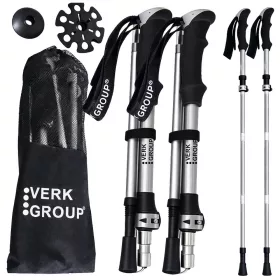 NORDIC WALKING TÚRABOT KÉSZLET TOKKAL 2db ezüst