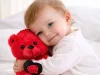 Plüssmaci„i love you” szívvel – ajándék, ölelhető kisállat, piros