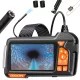 Hd endoszkópos ellenőrző kamera, 10 m, ip67, usb, 6 led, csövekhez, lcd-kijelzővel