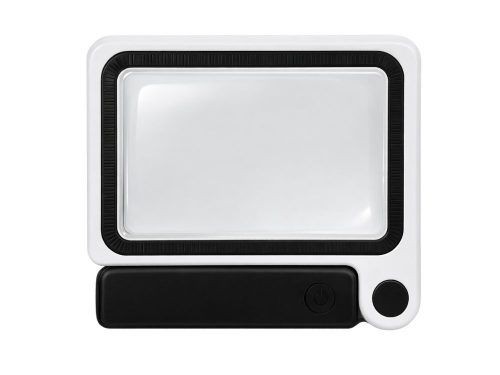 Led16 Összcsukható nagyítóüveg 3,5-szeres nagyítású, álló, megvilágított