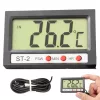 Termometru digital cu senzor pentru acvariu, răcitor, terariu, apă - cablu 100 cm