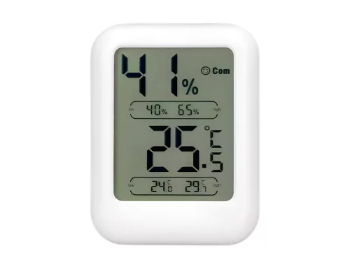 Lcd-képernyős digitális hőmérő és párásmérő – hőmérséklet és levegőpárás mérése otthon