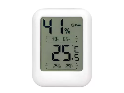 Lcd-képernyős digitális hőmérő és párásmérő – hőmérséklet és levegőpárás mérése otthon