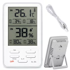   Időjárás-mérő állomás lcd-képernyős hőmérő és párásmérő és mágnes vezeték nélküli