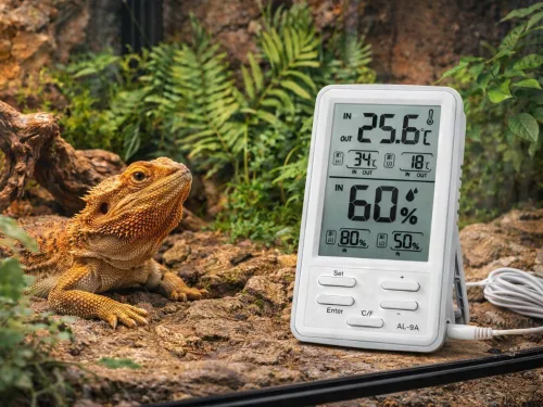 Időjárás-mérő állomás lcd-képernyős hőmérő és párásmérő és mágnes vezeték nélküli
