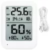 Időjárás-mérő állomás lcd-képernyős hőmérő és párásmérő és magnesztikus szobái időjárás-mérő