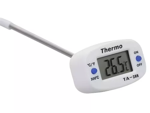 Lcd-kijelzős digitális konyhai hőmérő húsnyárssal főzéshez és sütéshez