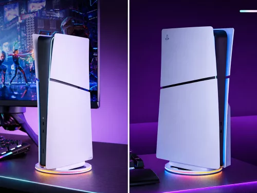 Függőleges állvány a ps5 pro, ps5 slim és ps5 konzolokhoz – hőelvezetés