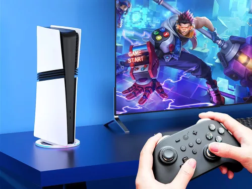 Függőleges állvány a ps5 pro, ps5 slim és ps5 konzolokhoz – hőelvezetés