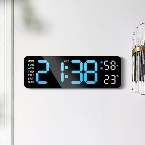 RENEW FORCE® XXL LED elektronikus ébresztőóra hőmérővel, higrométerrel