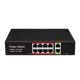 RENEW FORCE PoE Switch – 8x PoE, 2x Uplink RJ45, Plug & Play
