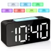 RGB ELEKTRONIKUS ÓRA YF6612-FEKETE