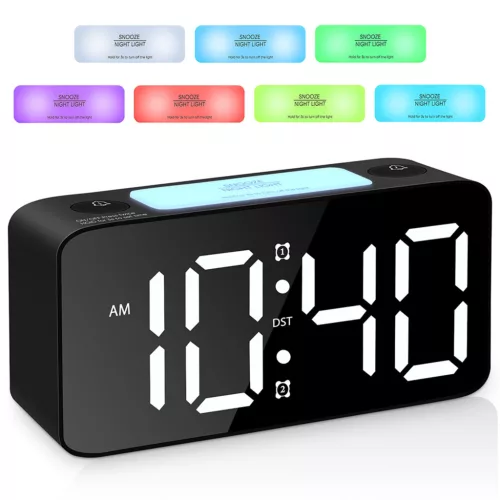 RGB ELEKTRONIKUS ÓRA YF6612-FEKETE