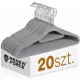CSÚSZÁSGÁTLÓ vállfák VLV-20-SZÜRKE 20db