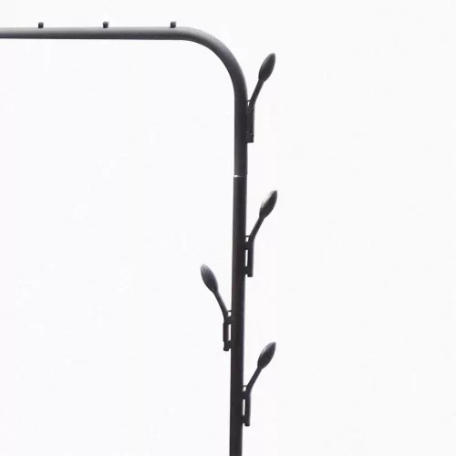 RENEW FORCE® Álló ruhaállvány 110 × 40 × 146 cm – fém ruhásszekrény cipőpolccal