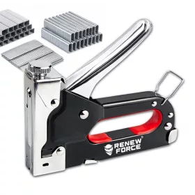   RENEW FORCE® Kézi Kárpittűző 4-14 mm-es készlettel, 1600 kapoccsal