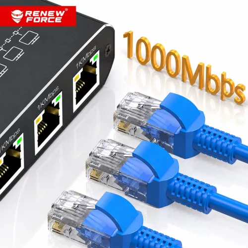 RENEW FORCE® Típus: Gigabit Ethernet switch RJ45 1×4