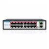RENEW FORCE Gigabit PoE kapcsoló 16 PoE port + 2 Uplink port