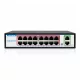 RENEW FORCE Gigabit PoE kapcsoló 16 PoE port + 2 Uplink port