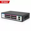 RENEW FORCE Gigabit PoE kapcsoló 16 PoE port + 2 Uplink port