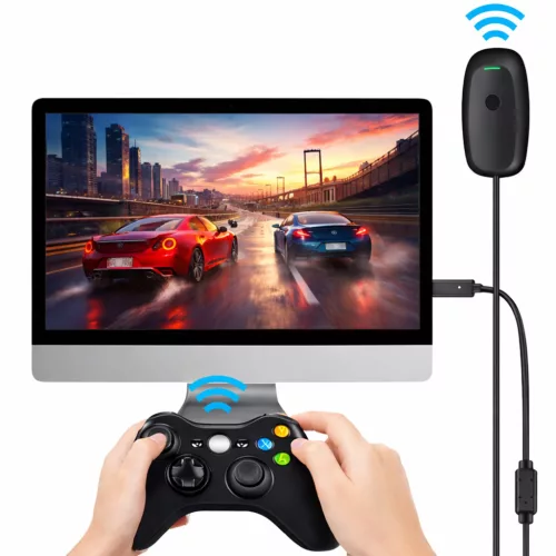 USB vezeték nélküli adapter Xbox 360 kontrollerekhez