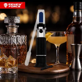   Alkohol refraktométer 0-80% ATC hőmérséklet-kompenzációval