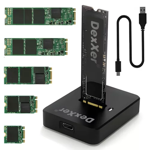 M.2 SATA/PCIe | NVMe/NGFF | USB 3.1 SSD dokkolóállomás