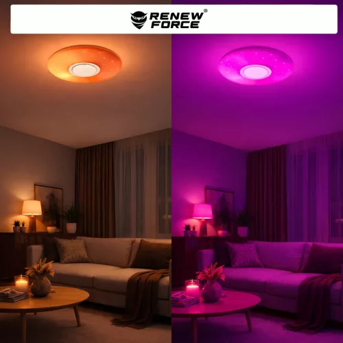 RGB mennyezeti lámpa hangszóróval 40W FB-GBY01