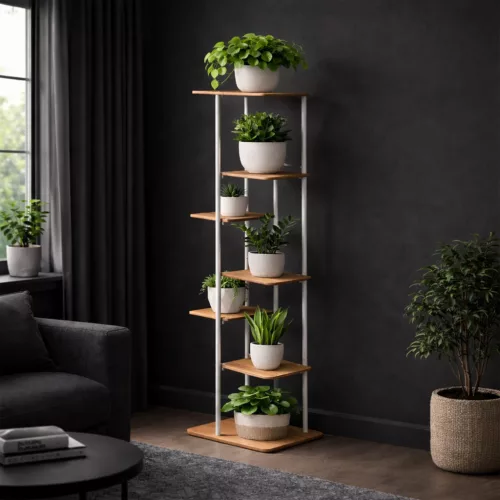 7 SZINTES FÉM VIRÁGÁLLVÁNY FLO-STAND-1