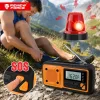 NAPELEMES RÁDIÓ POWERBANKKEL ÉS DINAMÓVAL 5000mAh FM-AM5000 376