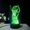 3D ÉJSZAKAI LÁMPA LIONEL MESSI HY-01-BAJNOK