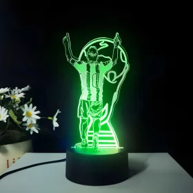 3D ÉJSZAKAI LÁMPA LIONEL MESSI HY-01-BAJNOK