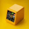 okos ébresztőóra sárga elektronikus LED órával