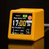 okos ébresztőóra sárga elektronikus LED órával