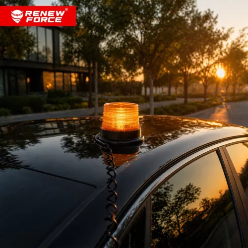 3000 lumenes teljesítményű 12-24 V-os LED-es figyelmeztető lámpa