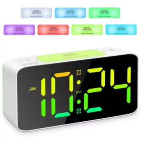 RGB ELEKTRONIKUS ÓRA YF6612-FEHÉR